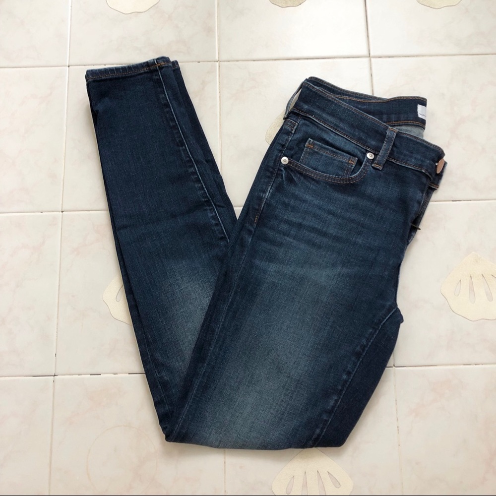 Loft modern skinny ankle jeans